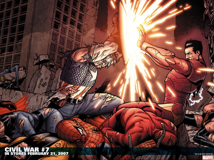 Wallpapers Comics Civil War civil war