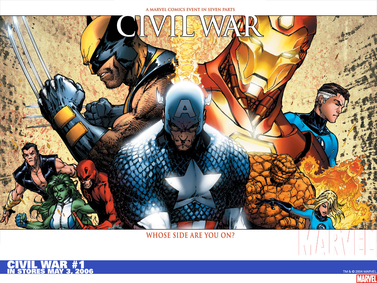 Wallpapers Comics Civil War civil war