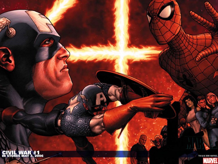 Wallpapers Comics Civil War civil war