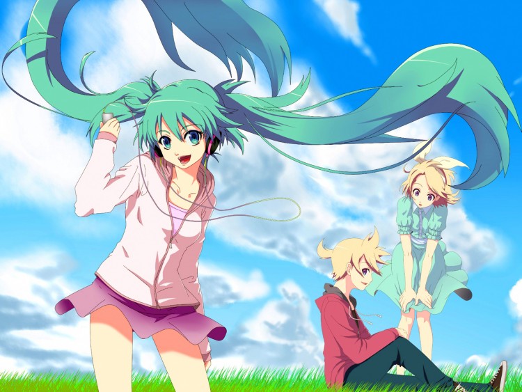 Fonds d'cran Manga Vocalods Hatsune Miku