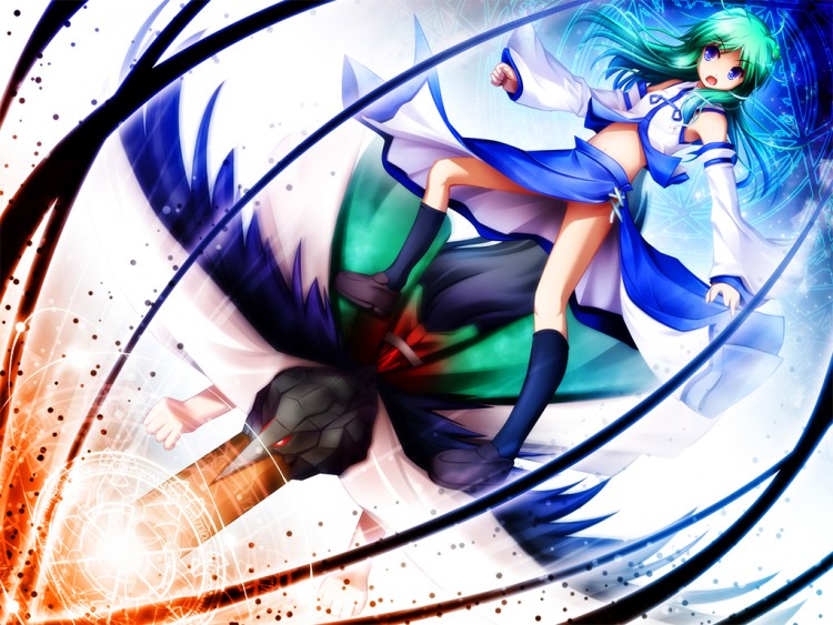 Wallpapers Manga Sanae Kochiya Sanae Kochiya