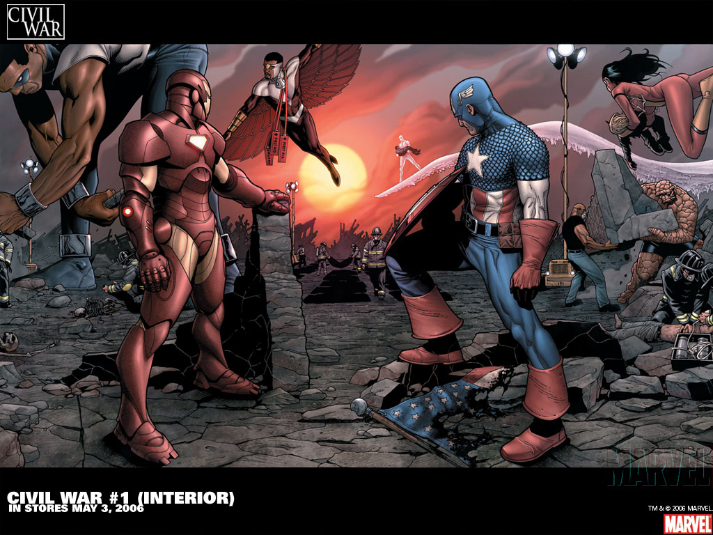 Wallpapers Comics Civil War civil war