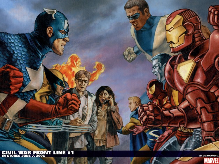 Wallpapers Comics Civil War civil war