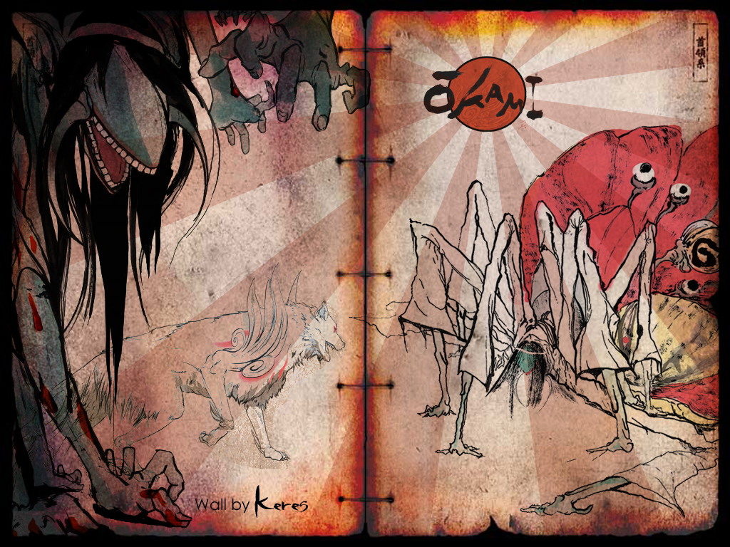 Wallpapers Video Games Okami Amaterasu's Fight !!