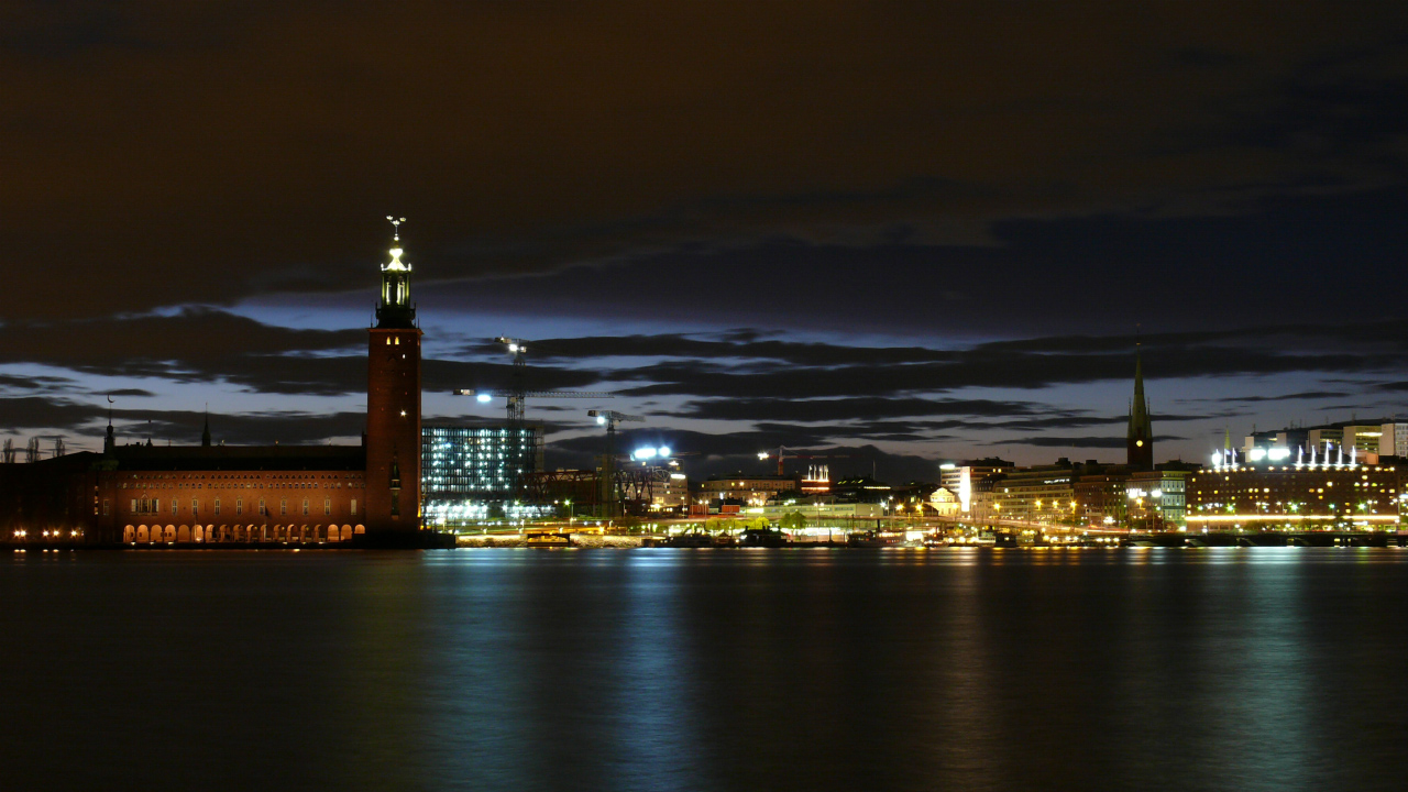 Wallpapers Trips : Europ Sweden Stockholm de nuit