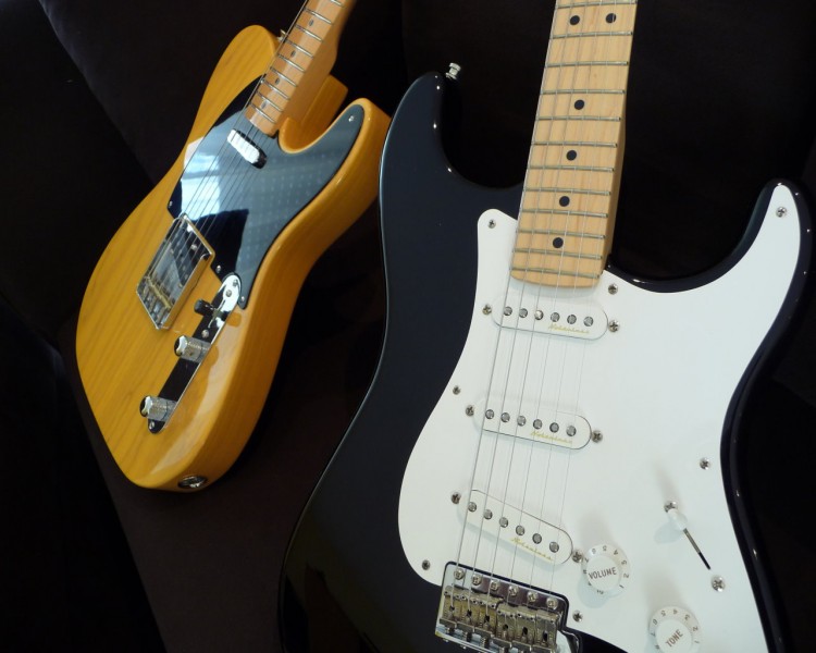 Fonds d'cran Musique Instruments - Guitares tele-strat