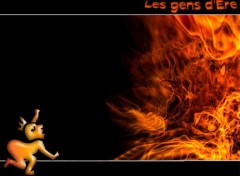 Wallpapers Brands - Advertising Les Gens d'Ere + flammes