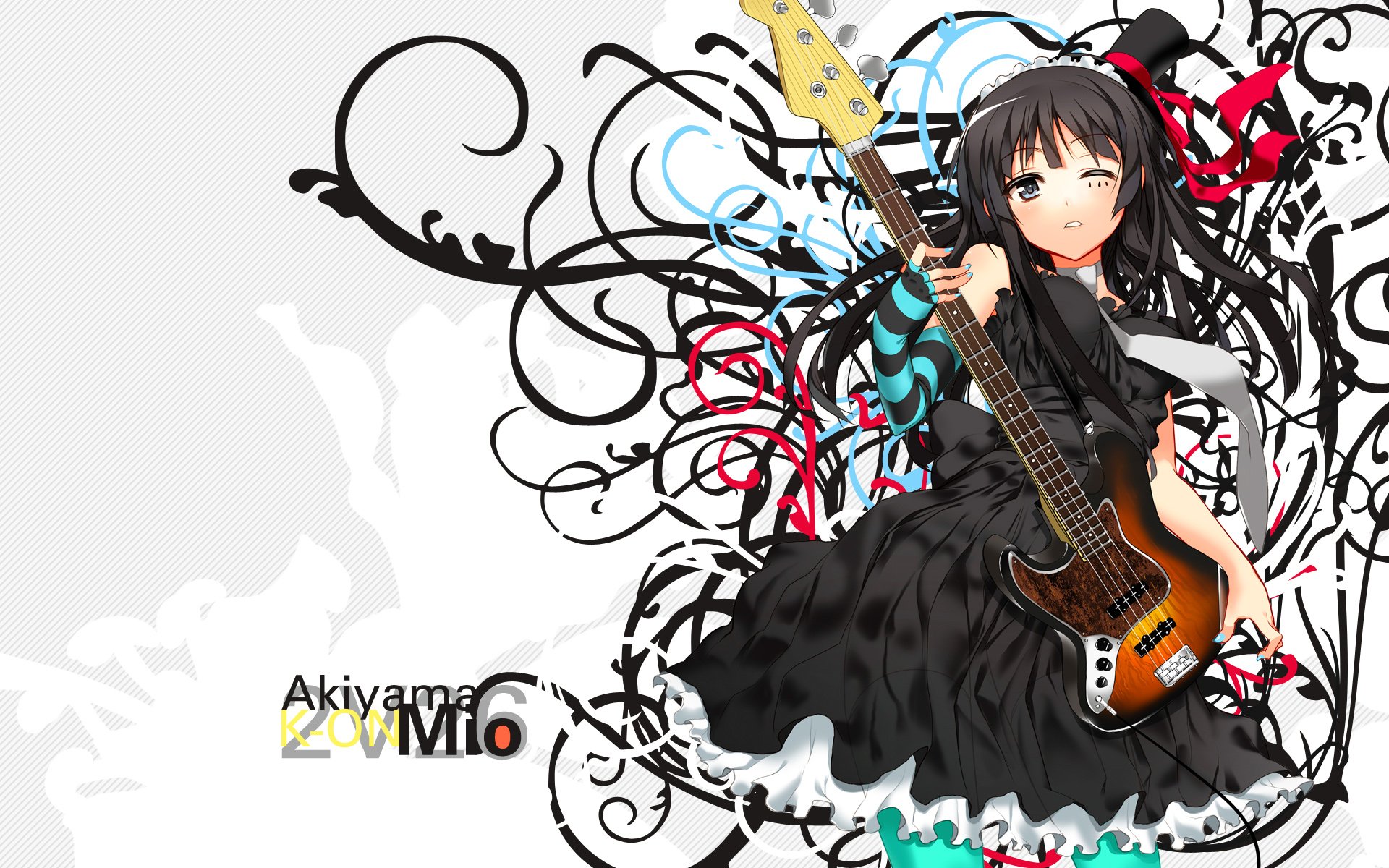 Wallpapers Manga K-ON! Akiyama Mio K-ON! Akiyama Mio