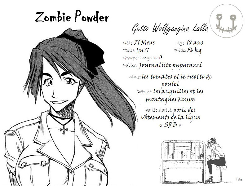 Fonds d'cran Manga Zombie Powder Getto Wolfgangina Lalla