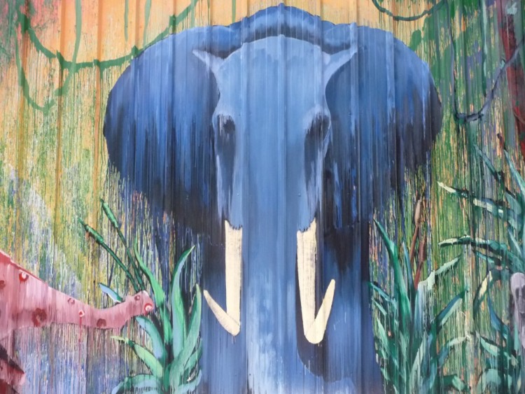 Wallpapers Art - Painting Animals la splendeur de l'lphant