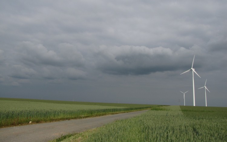 Fonds d'cran Constructions et architecture Moulins - Eoliennes Eoliennes