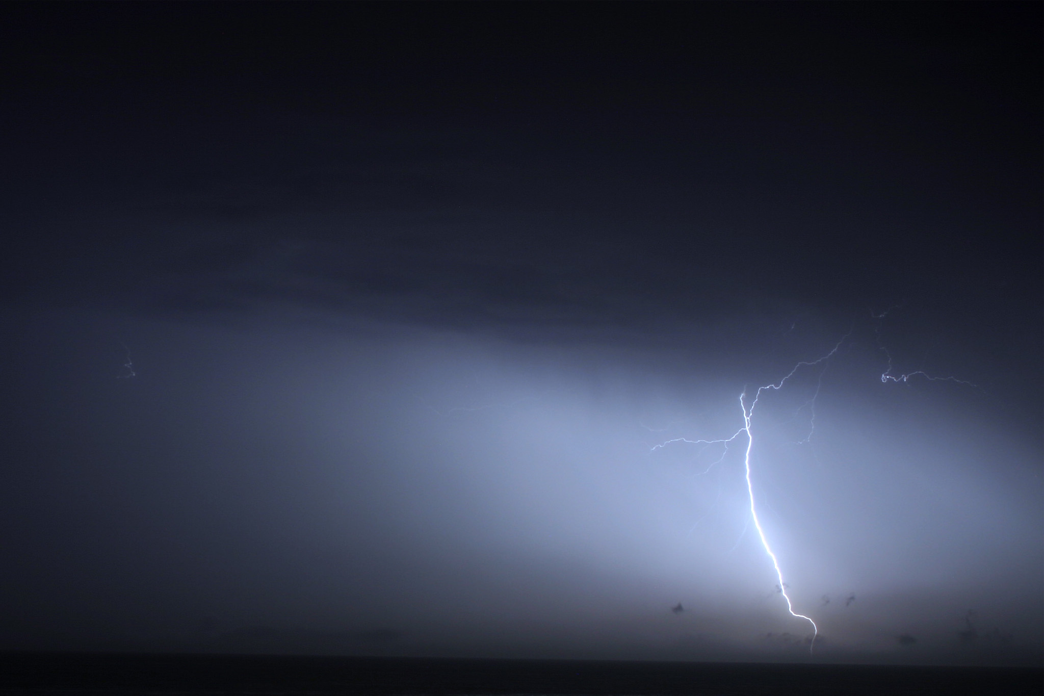 Fonds d'cran Nature Eclairs - Foudre Orage