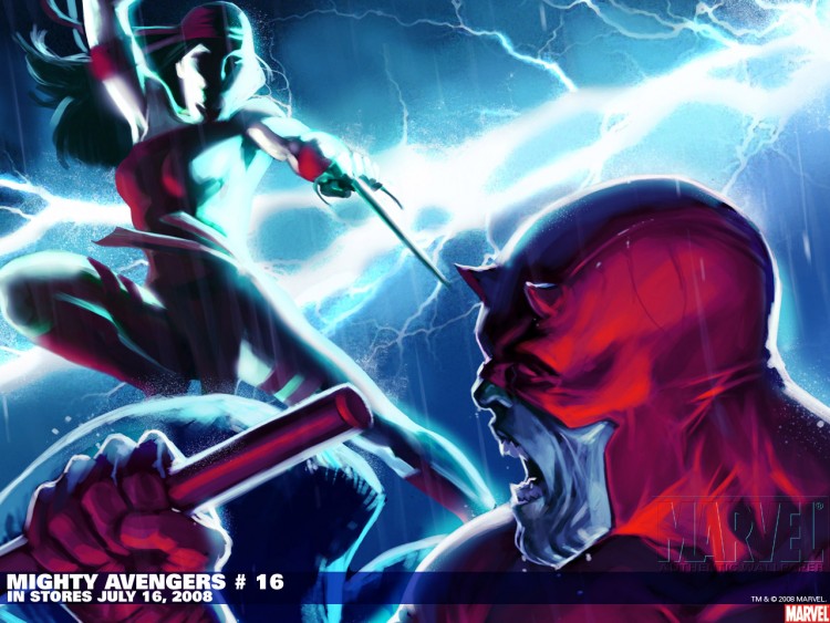 Fonds d'cran Comics et BDs Daredevil & Electra daredevil