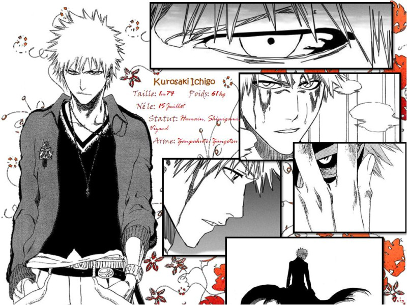 Fonds d'cran Manga Bleach Kurosaki Ichigo