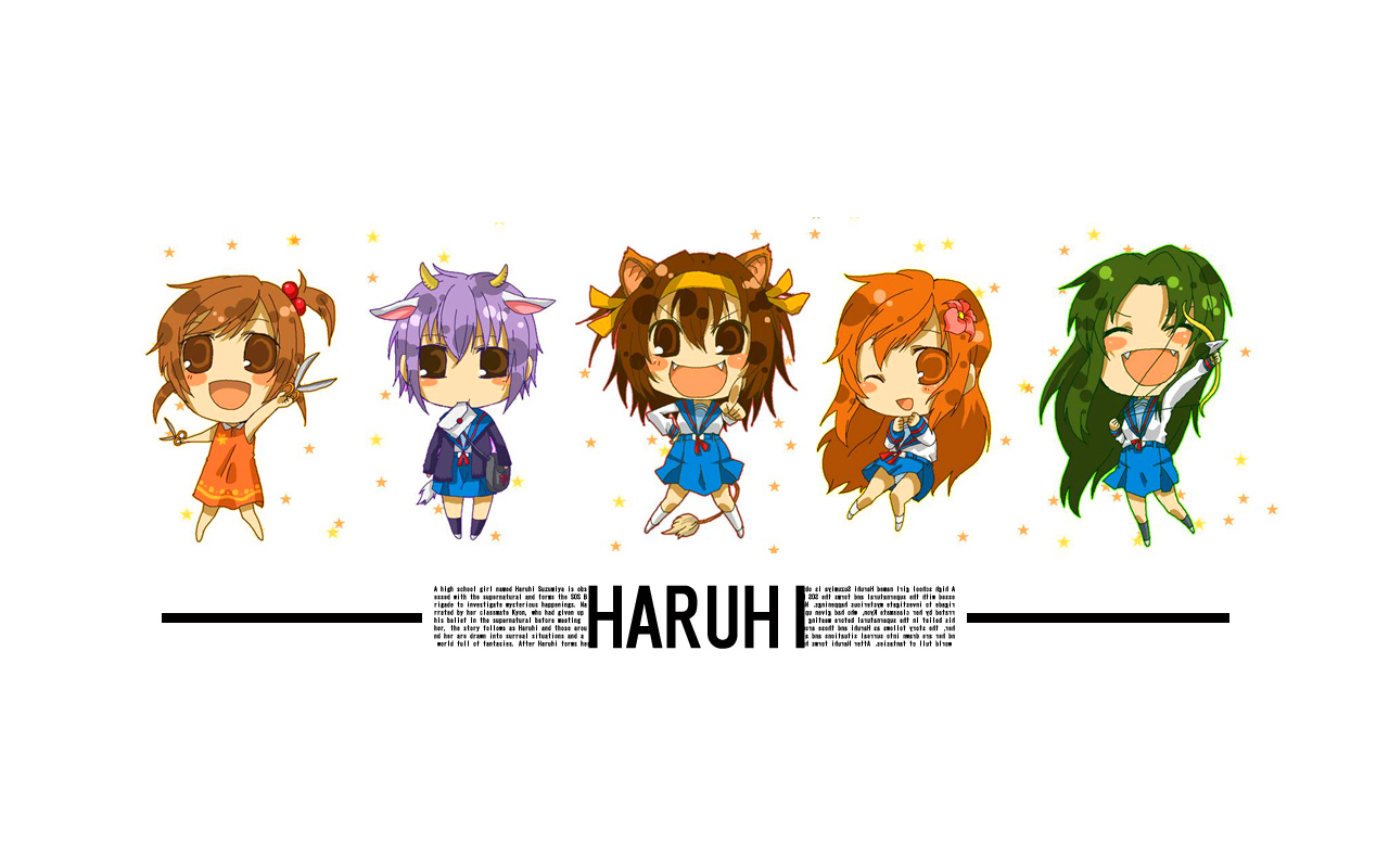 Wallpapers Manga Suzumiya Haruhi No Yuutsu Haruhi