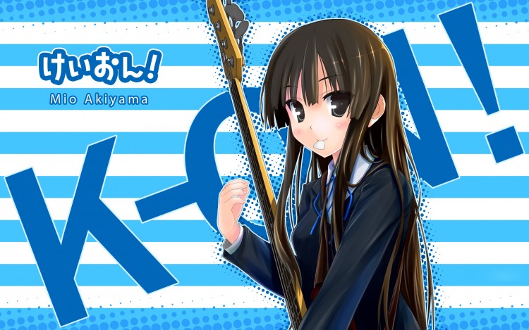 Wallpapers Manga K-ON! Akiyama Mio K-ON! Akiyama Mio