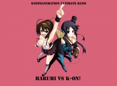 Fonds d'cran Manga Haruhi vs. K-ON! Akiyama Mio