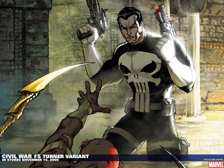 Wallpapers Comics Civil War punisher