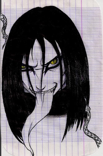 Wallpapers Art - Pencil Manga - Naruto Orochimaru-Sama