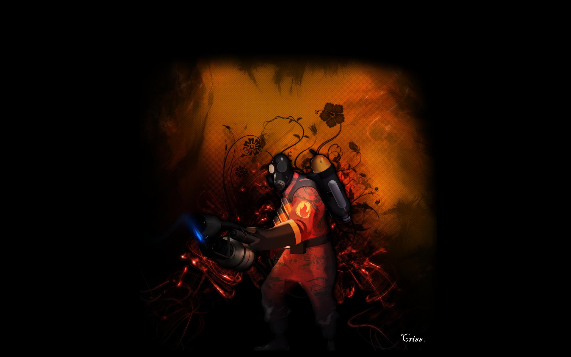 Fonds d'cran Jeux Vido Team Fortress 2 Pyromania