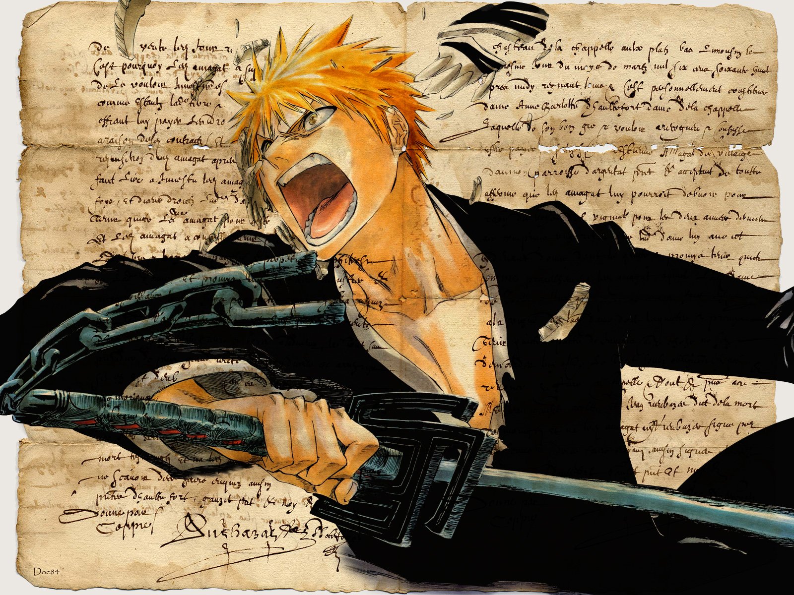 Fonds d'cran Manga Bleach Rester dans l'Histoire