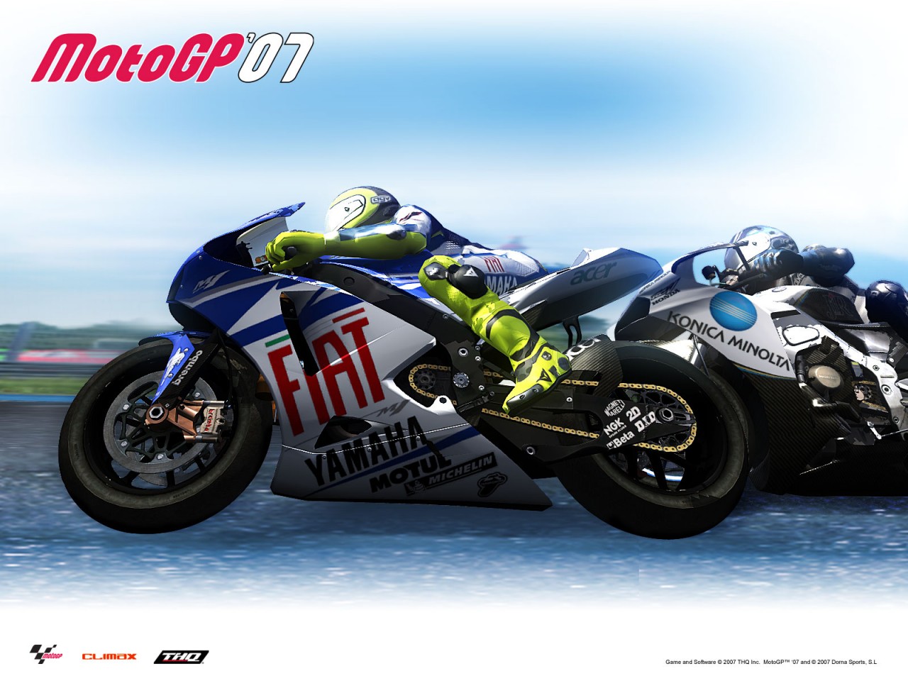 Fonds d'cran Jeux Vido Moto GP 07 