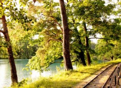 Fonds d'cran Nature une petite promenade en train ?