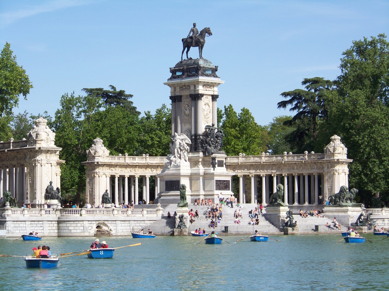 Wallpapers Constructions and architecture Statues - Monuments Parque del Retiro, Madrid.