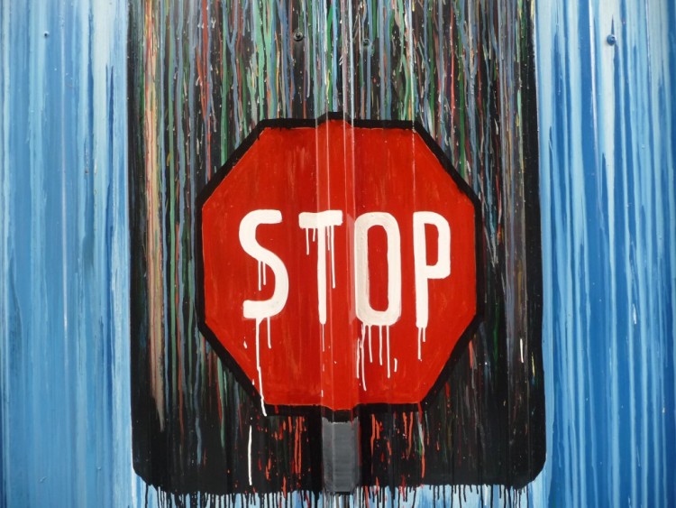 Fonds d'cran Art - Peinture Graphisme STOP