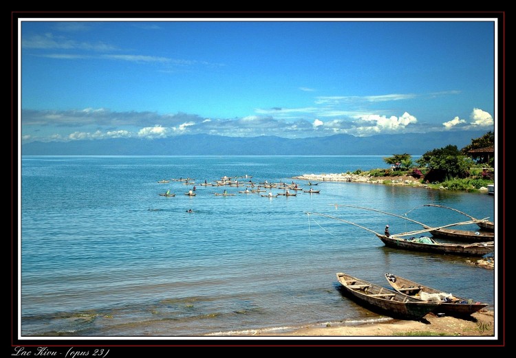 Fonds d'cran Nature Lacs - Etangs Rwanda, lac Kivu (opus 23) 