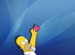 Fonds d'cran Dessins Anims Homer & Apple