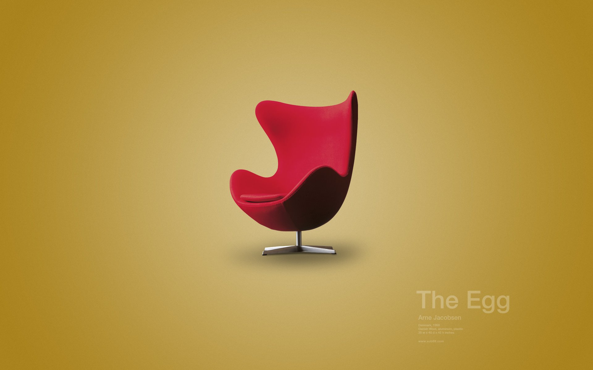 Fonds d'cran Objets Style de Vie The Egg (design chair)