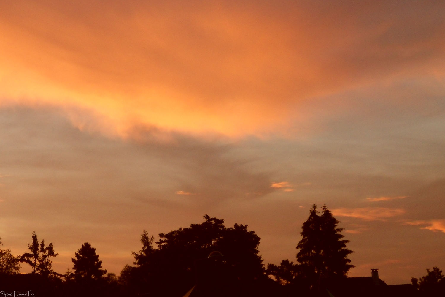 Fonds d'cran Nature Ciel - Nuages Ciel de feu