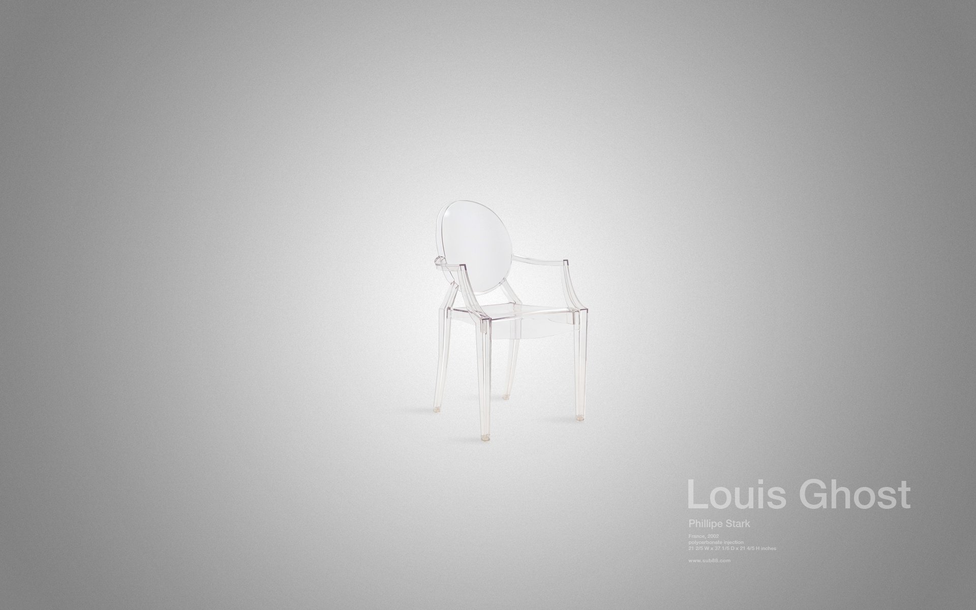 Wallpapers Objects Mobilier Louis Ghost Chair