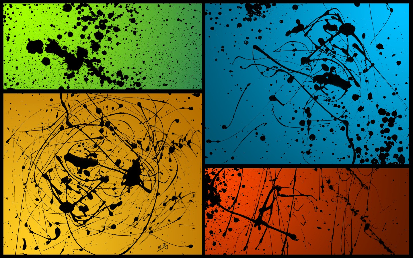 Fonds d'cran Art - Numrique Abstrait Quadri Projection