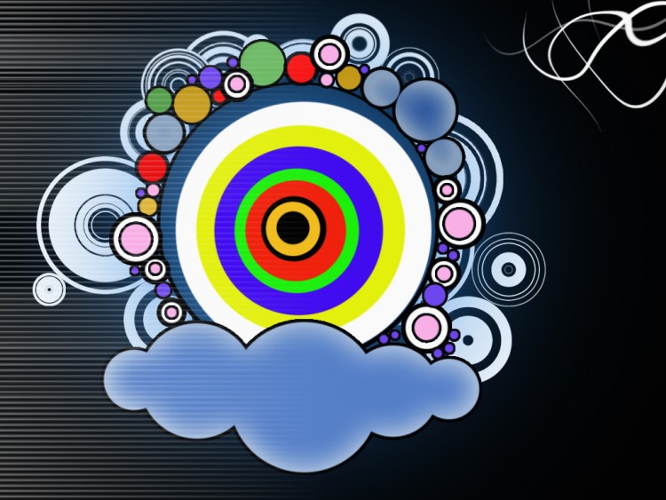 Wallpapers Digital Art Abstract nuage avec couleurs