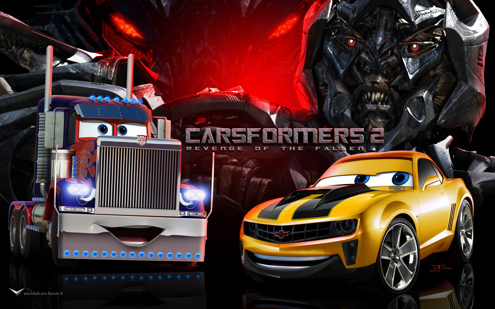 Wallpapers Cartoons Cars 1 and 2 Carsformers 2