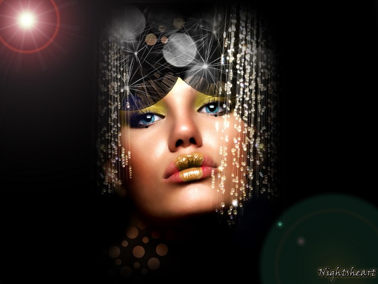 Wallpapers Digital Art Women - Femininity Visage rayonnant...