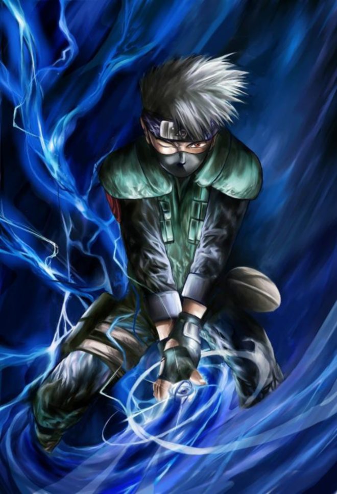 Wallpapers Art - Pencil Manga - Naruto Kakashi