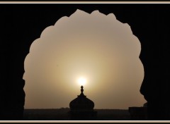 Fonds d'cran Voyages : Asie Coucher de soleil  Jaisalmer - Rajasthan