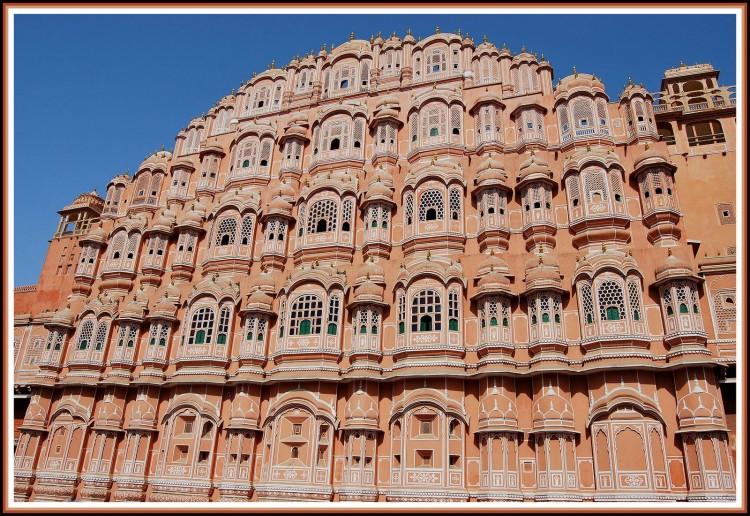 Fonds d'cran Voyages : Asie Inde Faade  Jaipur - Rajasthan