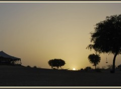 Fonds d'cran Voyages : Asie Coucher de soleil - Dsert de Manwar (Rajasthan)