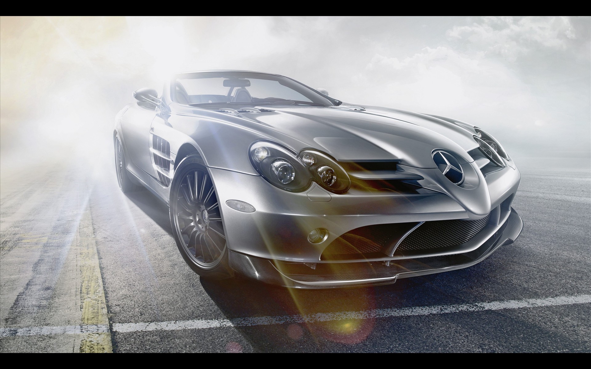 Wallpapers Cars Mercedes Mercedes-Benz SLR McLaren Roadster 722 S