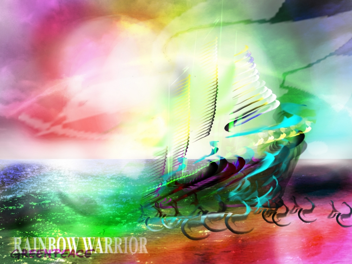 Wallpapers Boats Miscellaneous Rainbow Warrior