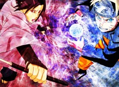 Fonds d'cran Manga Naruto_VS_Sasuke