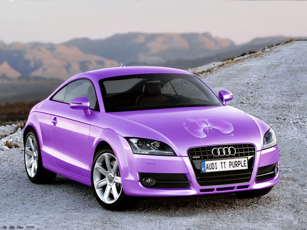 Wallpapers Cars Audi Audi TT (dition Purple Orchid)