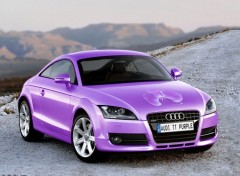 Fonds d'cran Voitures Audi TT (dition Purple Orchid)