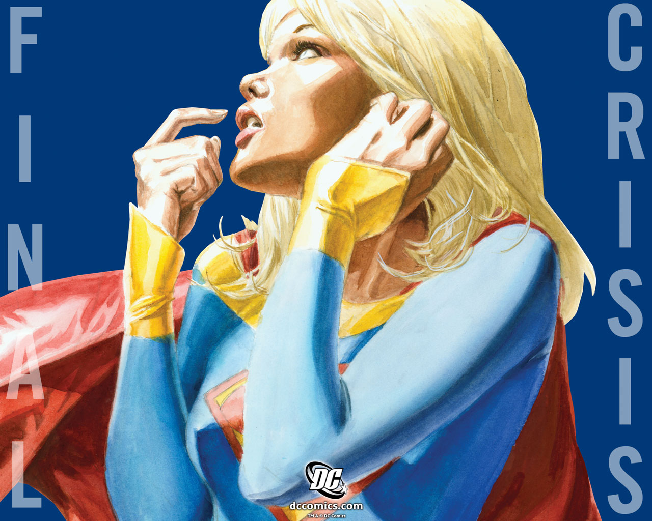 Fonds d'cran Comics et BDs Final Crisis supergirl