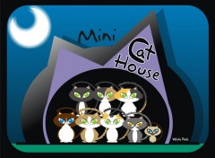 Fonds d'cran Art - Numrique Mini Cat House