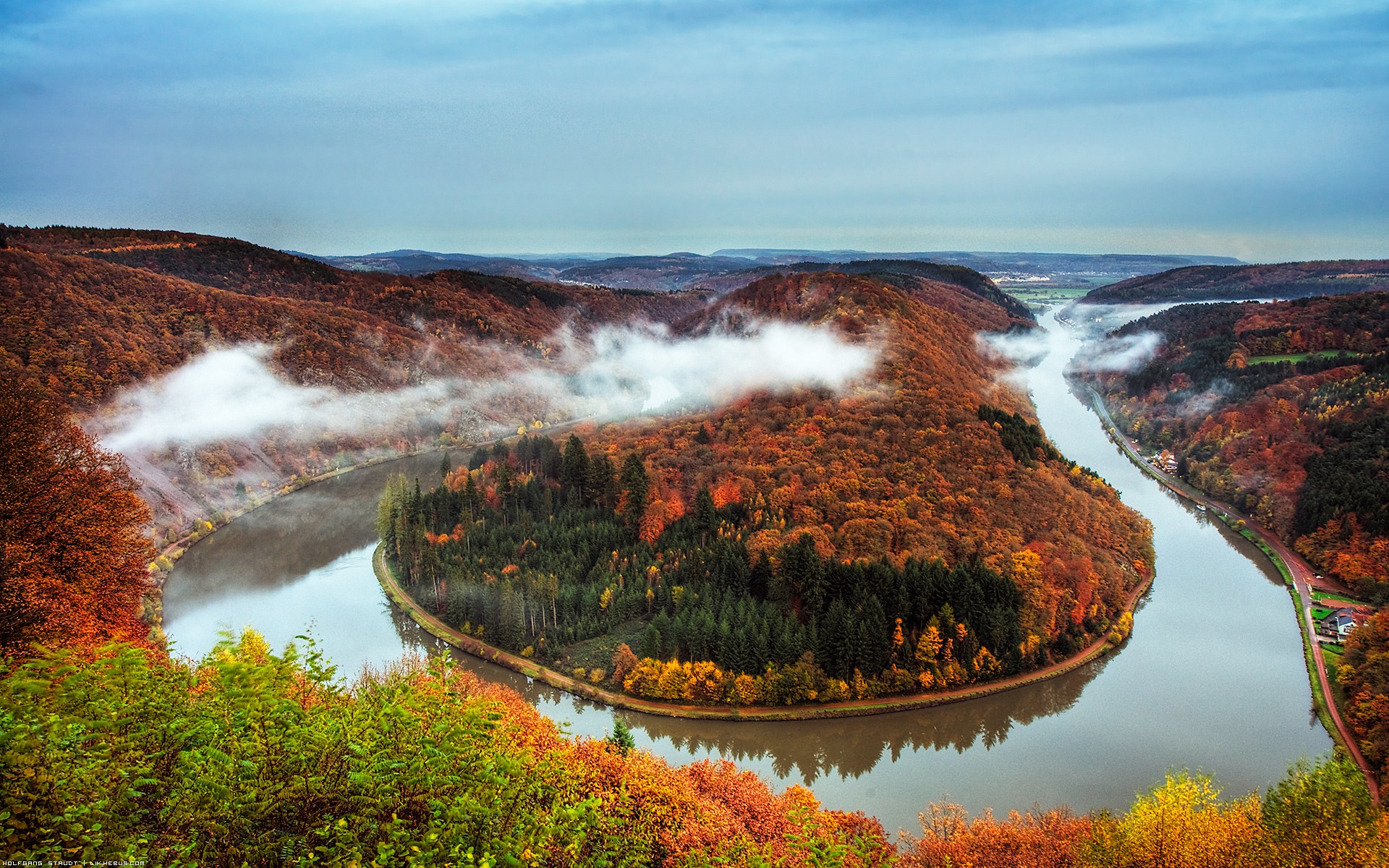 Wallpapers Nature Rivers - Torrents Lacet d'eau